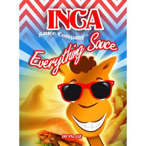 Create an ICONIC label for a SPECIAL SAUCE used for BURGERS,FRIES, and EVERYTHING ELSE!