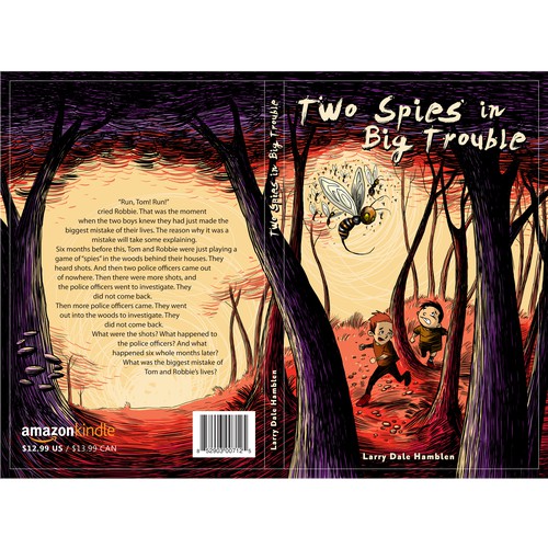Children book cover illustration