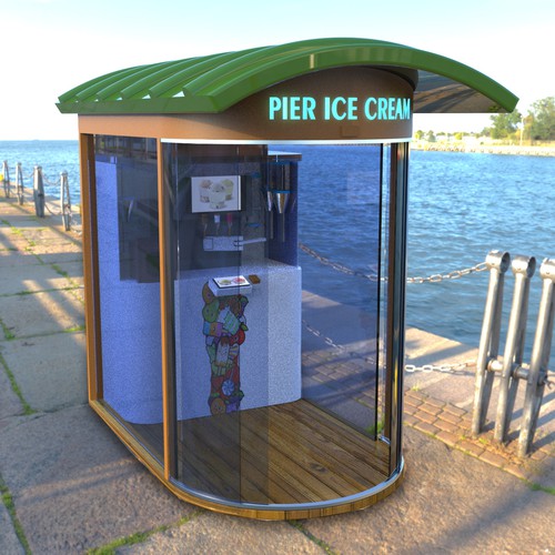ATM ice cream kiosk