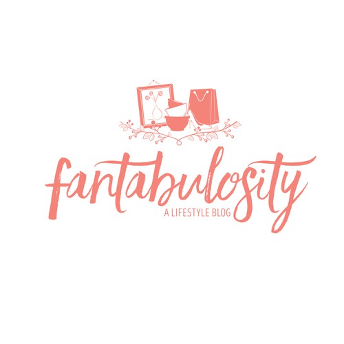 Feminine Logo for Lifestyle Blog