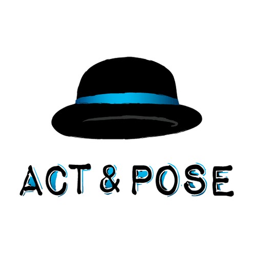 Logo for agency with actors and models