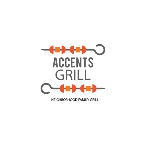 Logo Concept of Accents Grill.