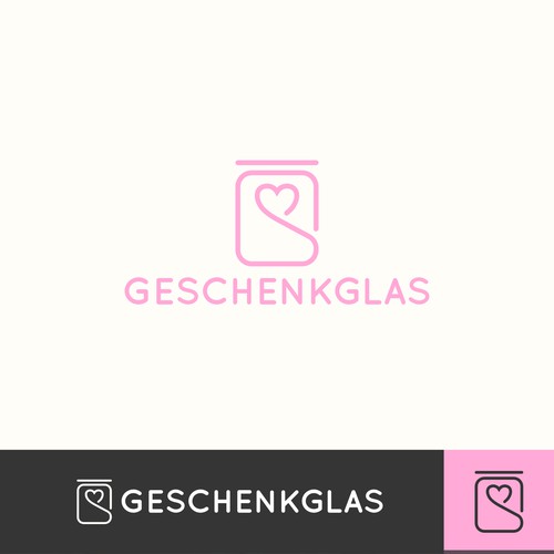 Geschenkglas Logo