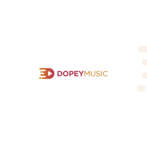 Clean logo for DOPEY MUSIC