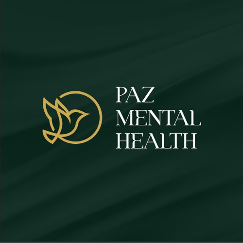 Sophisticated but inviting logo design for mental health brand