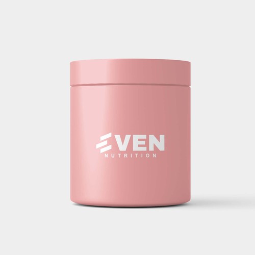 Logo concept for a nutrition Brand Named EVEN