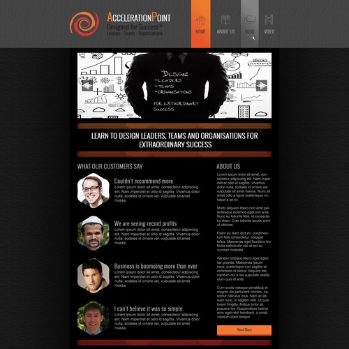 Create a wordpress template for a small consulting practice