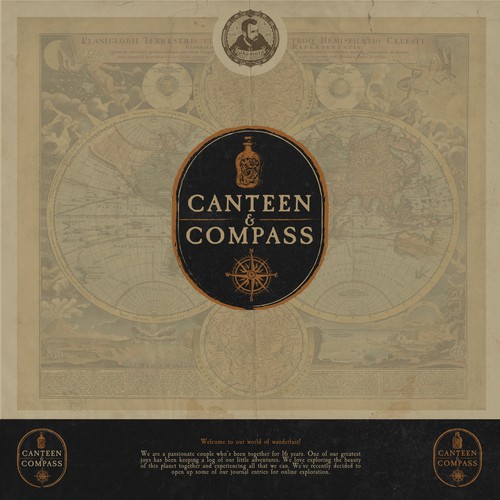 Part of the Branding project for Canteen & Compass
