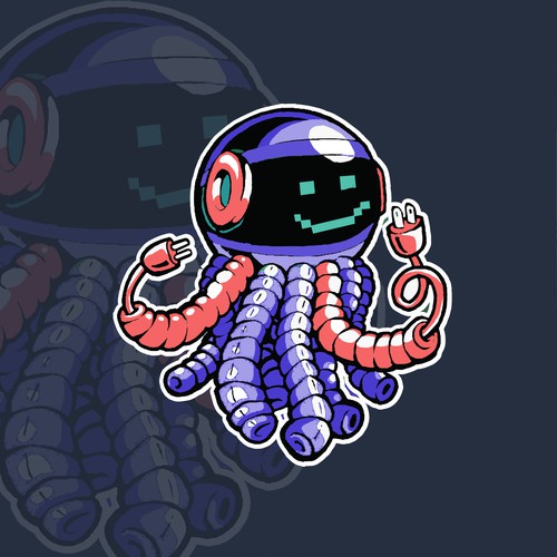 Electopus Mascot Design