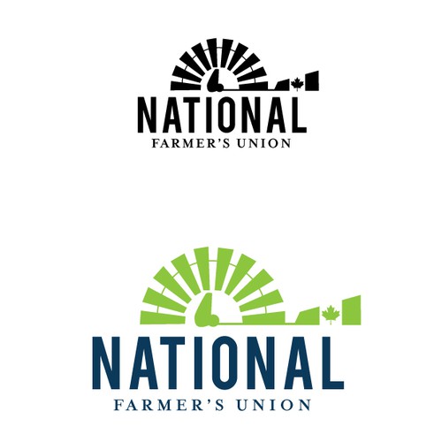 Create a voice for farmers with a logo concept for the National Farmers Union