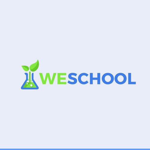 Winning competition entry for online education company Weschool