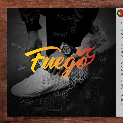 Leaflet for Fuego Shoes