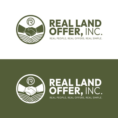 Logo for a land offer company