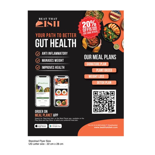 Flyer design letter size 
