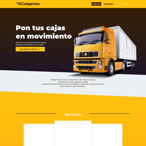 Trucking Web Page Draft