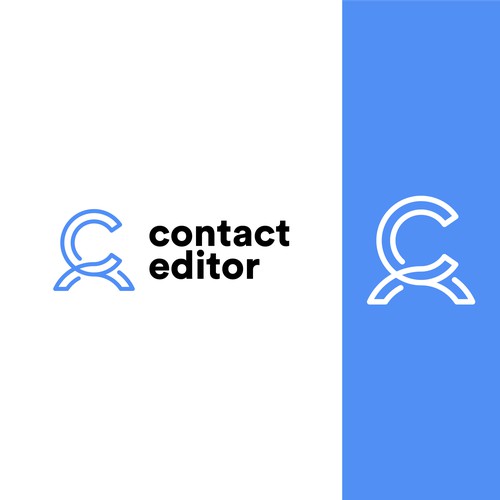Contact Editor - web application logo design