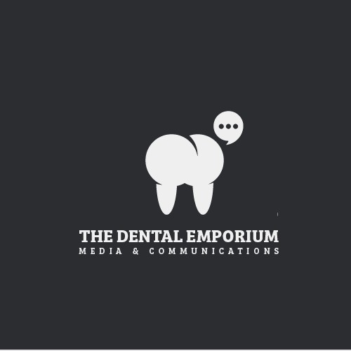 Geometric logo concept for Dental Blog.