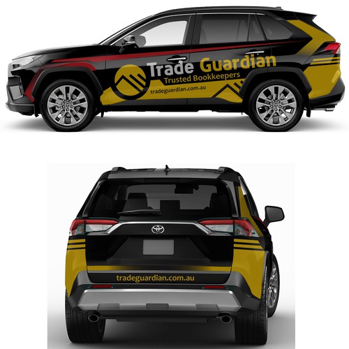 Guardian car wrap