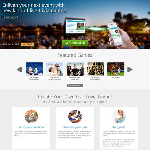 Landing page for Trivium.it!