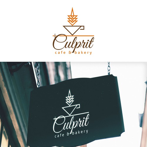 Logo concept for coffee and bakery