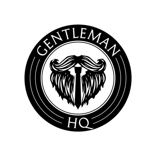 Playful logo for gentlemen.