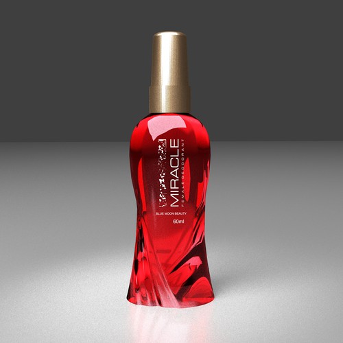 Design of bottle for perfume.