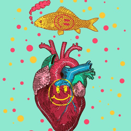 A HEART AND A FISH