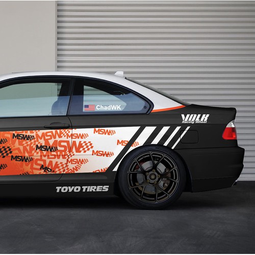 Race car livery for BMW