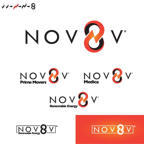 nov8v logo design