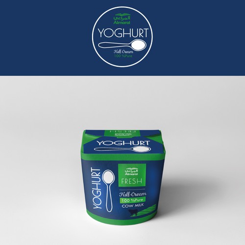 Yoghurt Almarai Package