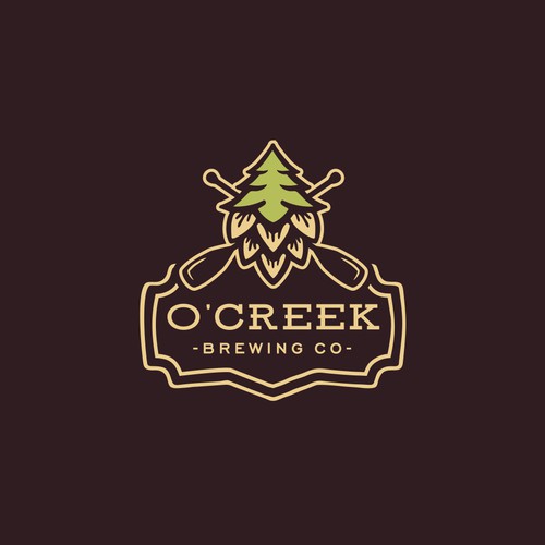 Logo for local brewing company