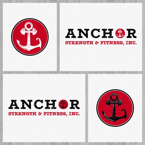 Anchor Strength and Fitness - Logo and Social Media Pack