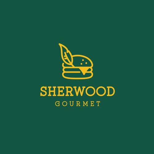 Creative logo for Sherwood Gourmet