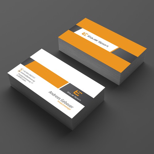 Equal Sport business card design