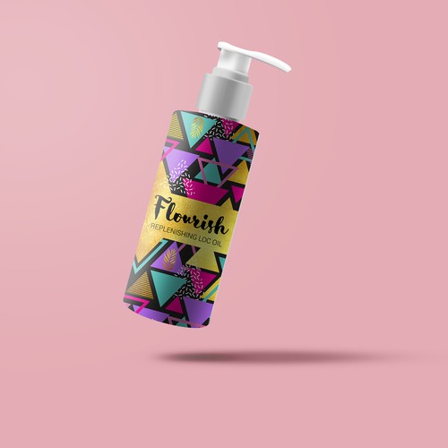 packaging design for hair spray