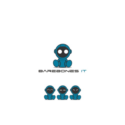 Create a new logo and branding for Barebones IT Services