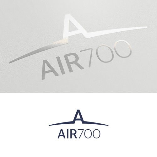 A luxurious logo for Private Air company.