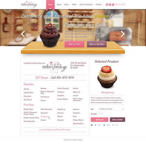 Cupcake Website