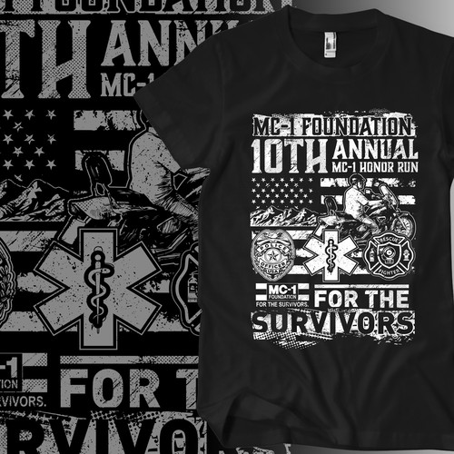 Motorcycle Fundraiser Tshirt