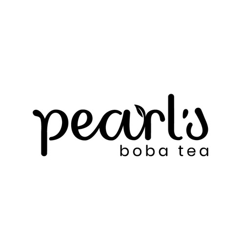 Pearl's Boba Milk Tea drinks Logo