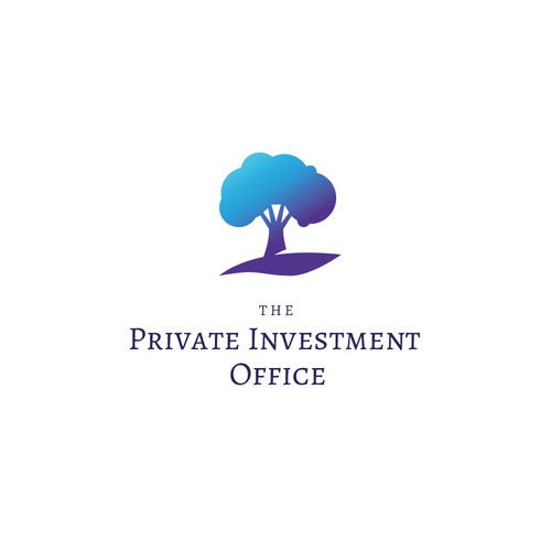Serious, elegant and modern logotipe for The Private Investment Office company.