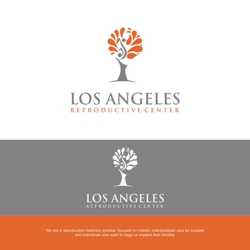 Create a logo for a boutique fertility practice in Southern California