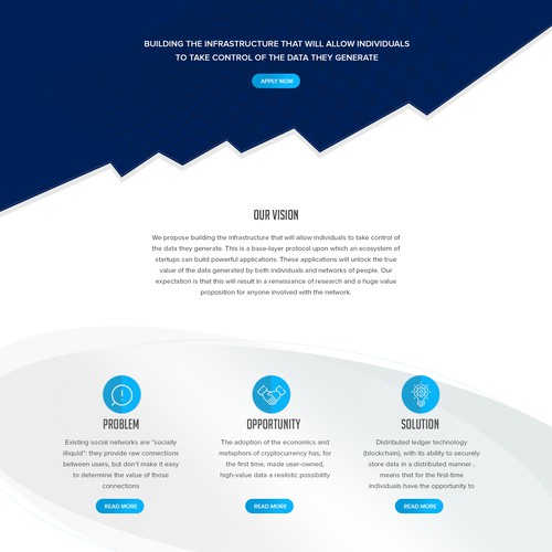 landing page design .