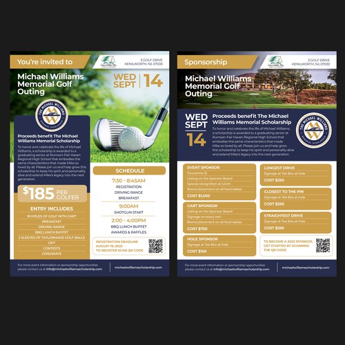 Flyer Design Golf Event