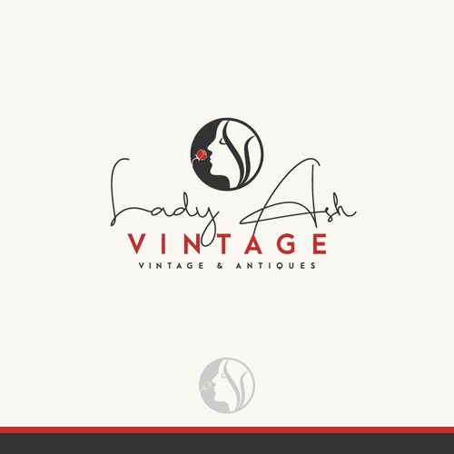 Lady Ash Vintage - Logo design