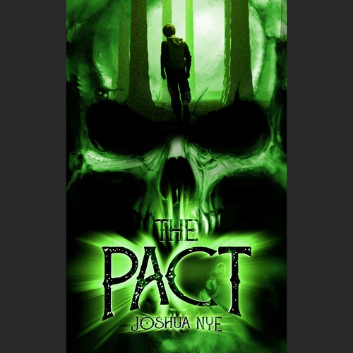 Concept for horror e-book THE PACT