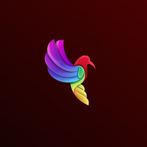 Bird colorfull logo
