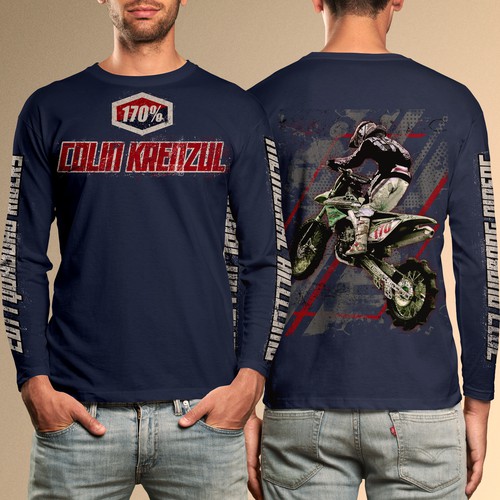Motocross Design for Memorial T-shirt