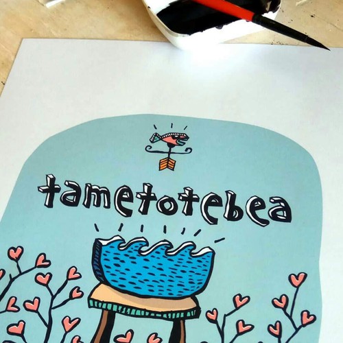 TakeMeToTheBeach "tametotebea", T-shirt illustration for gift