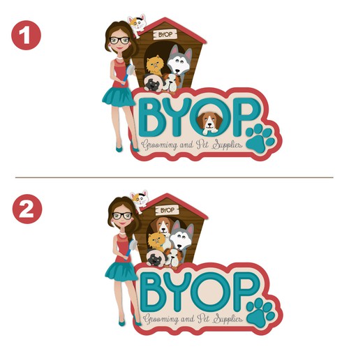 BYOP grooming and pet supplies Logo